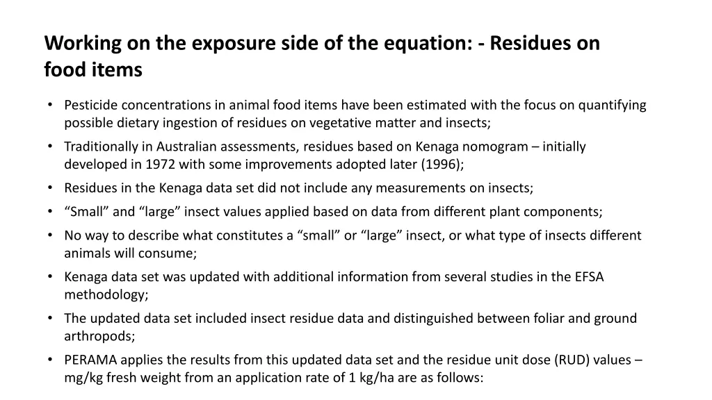 working on the exposure side of the equation 1