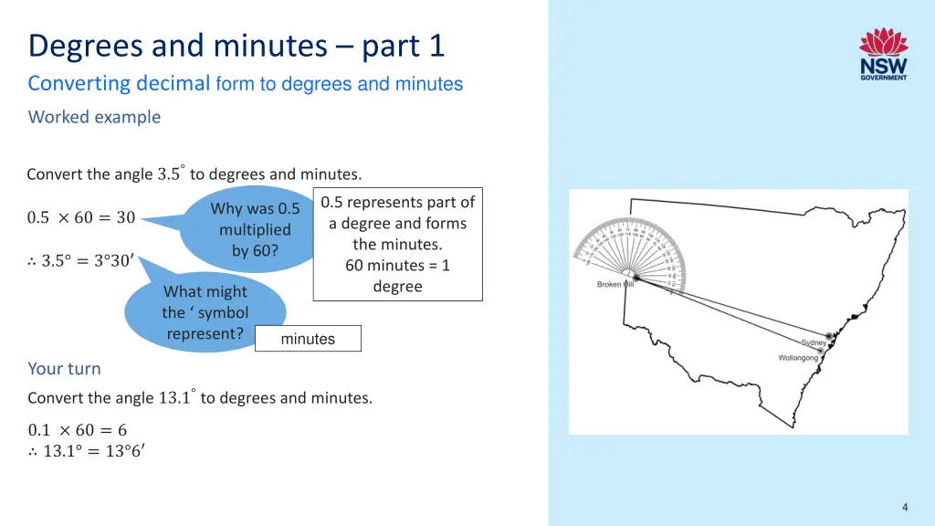 degrees and minutes part 1 converting decimal