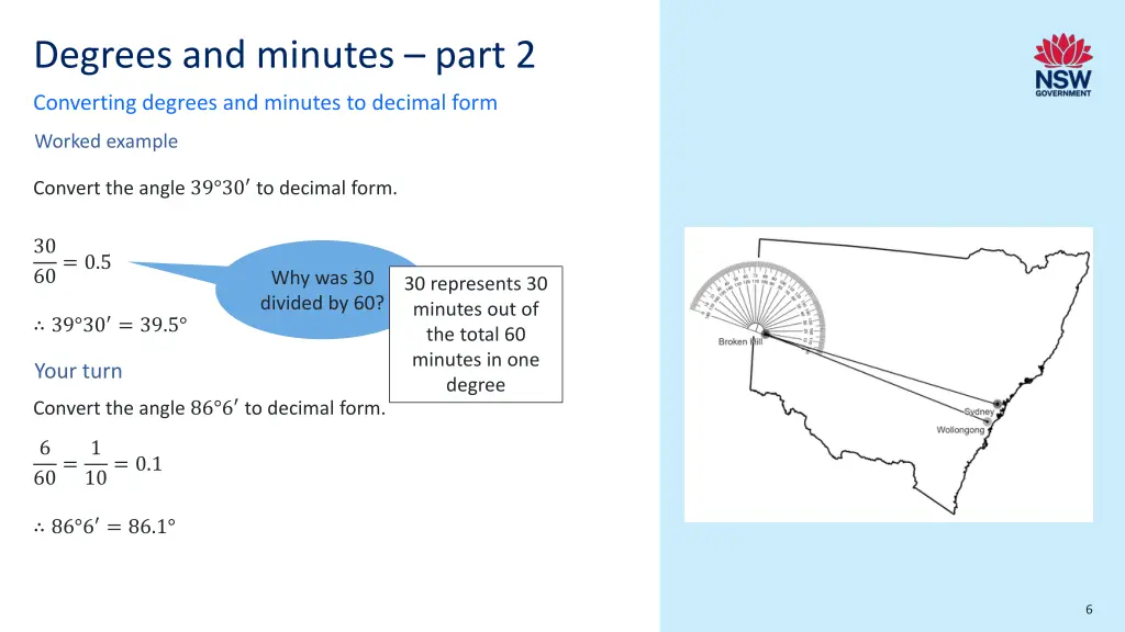 degrees and minutes part 2