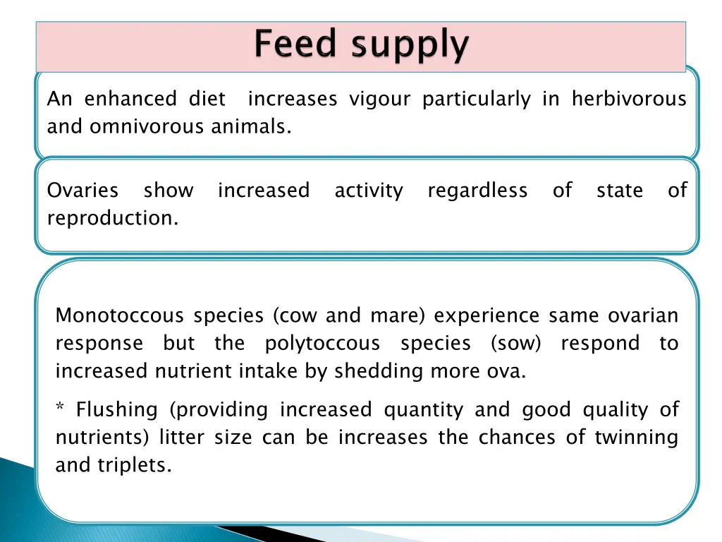 an enhanced diet increases vigour particularly