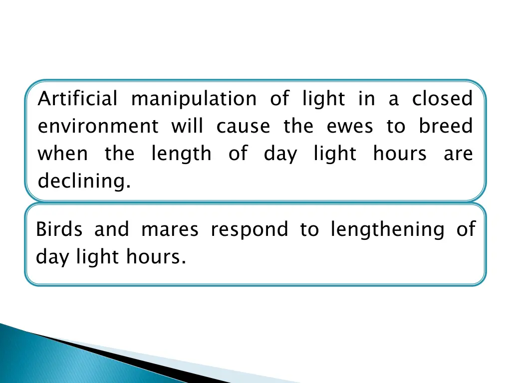 artificial manipulation of light in a closed