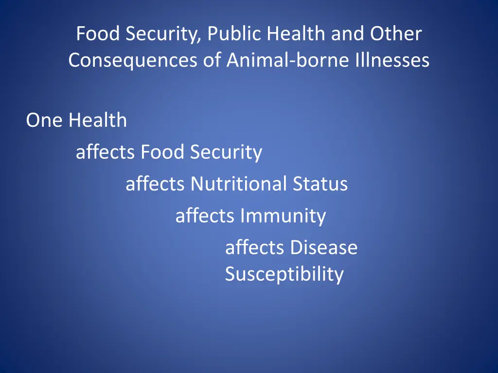 food security public health and other 1