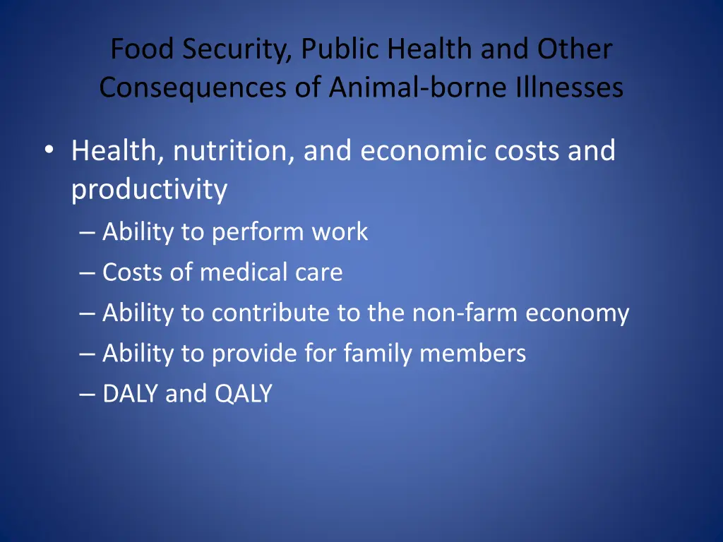 food security public health and other 11