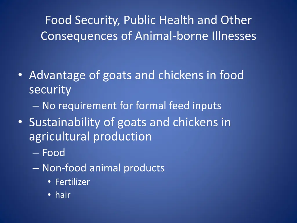 food security public health and other 4