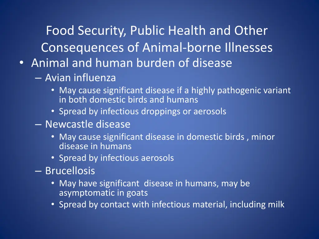 food security public health and other 5