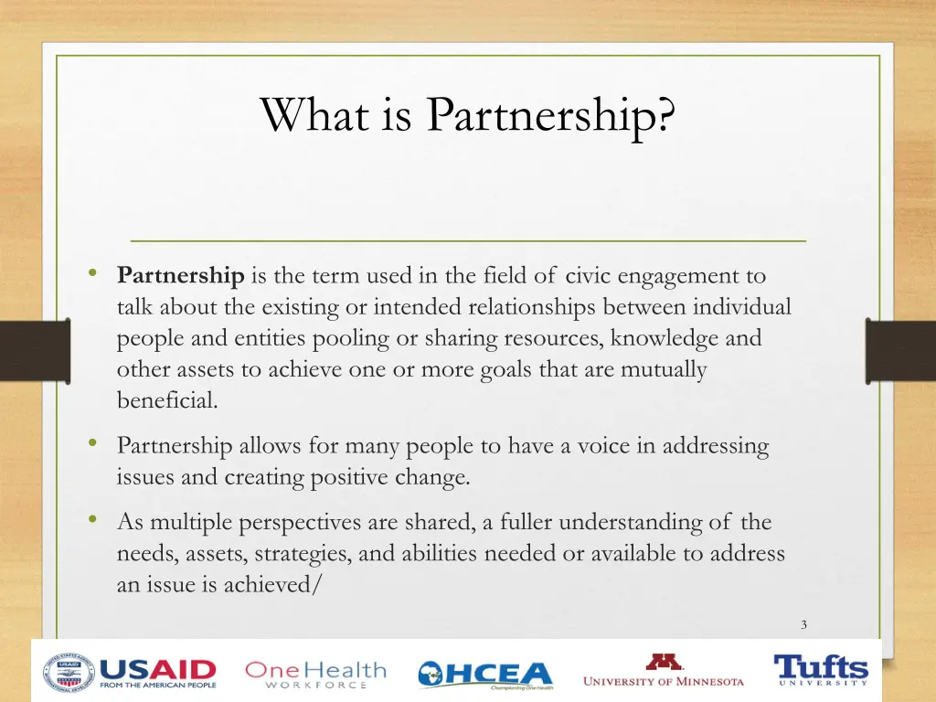 what is partnership