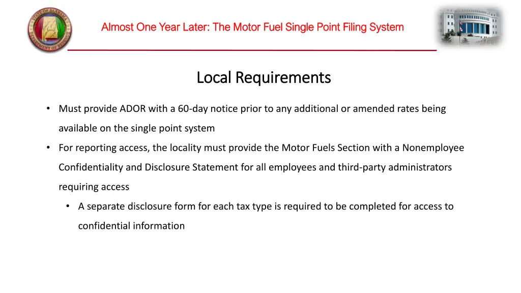 almost one year later the motor fuel single point 1