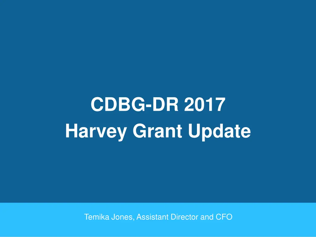 cdbg dr 2017 harvey grant update