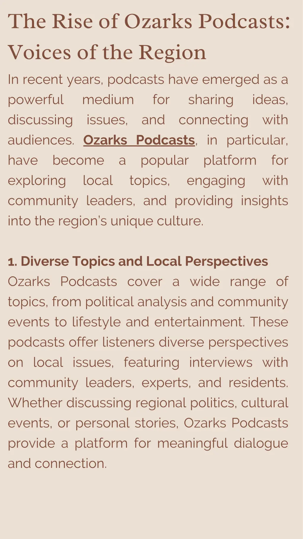 the rise of ozarks podcasts voices of the region