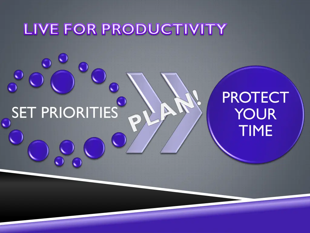 live for productivity