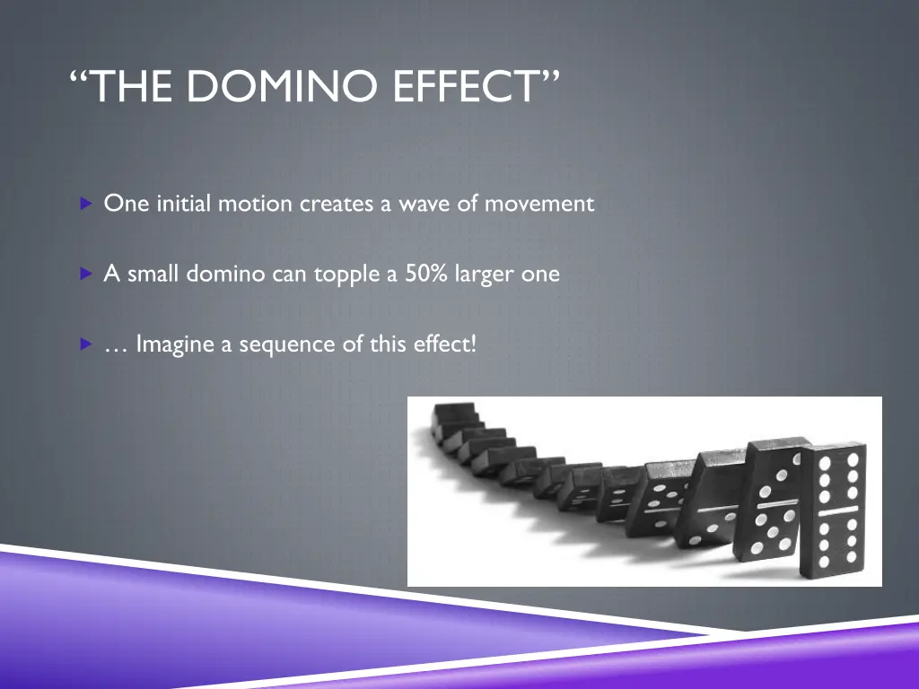 the domino effect