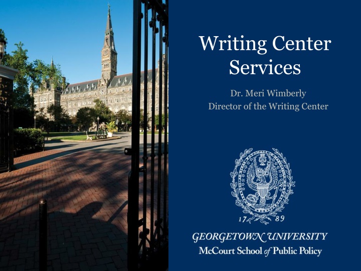 writing center services