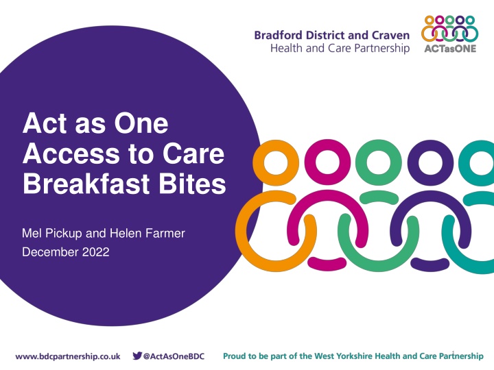 act as one access to care breakfast bites