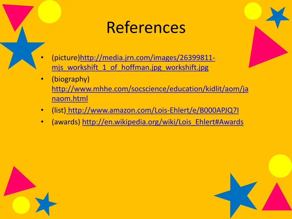 references