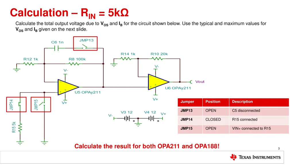 calculation r in 5k calculate the total output