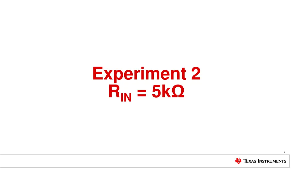 experiment 2 r in 5k