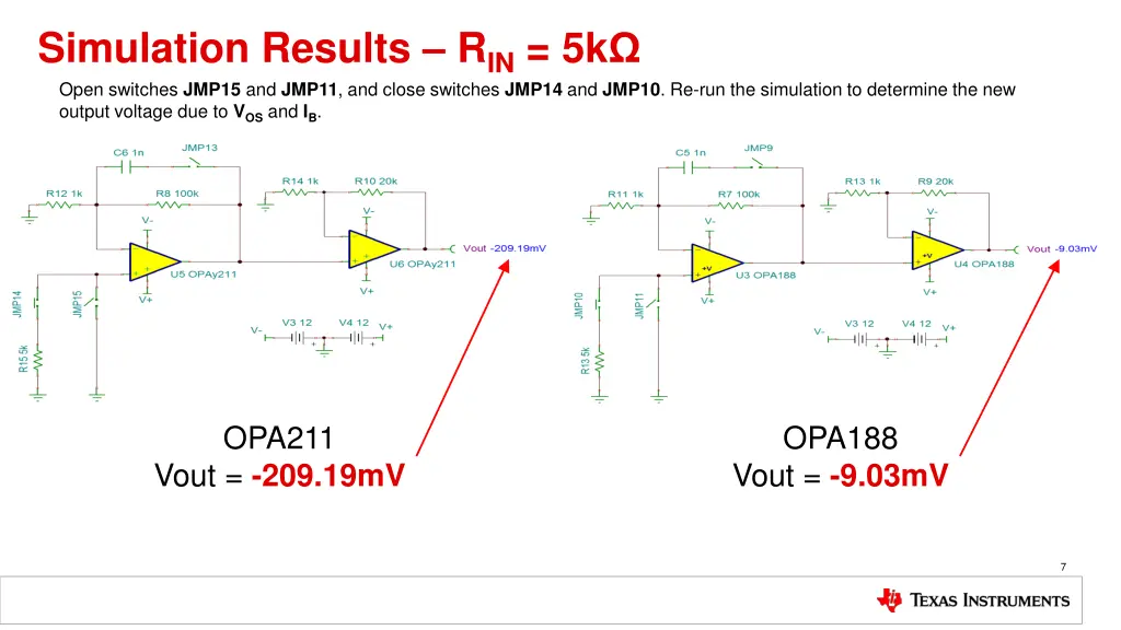 simulation results r in 5k open switches jmp15