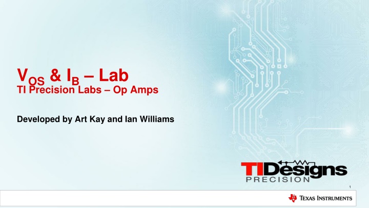 v os i b lab ti precision labs op amps