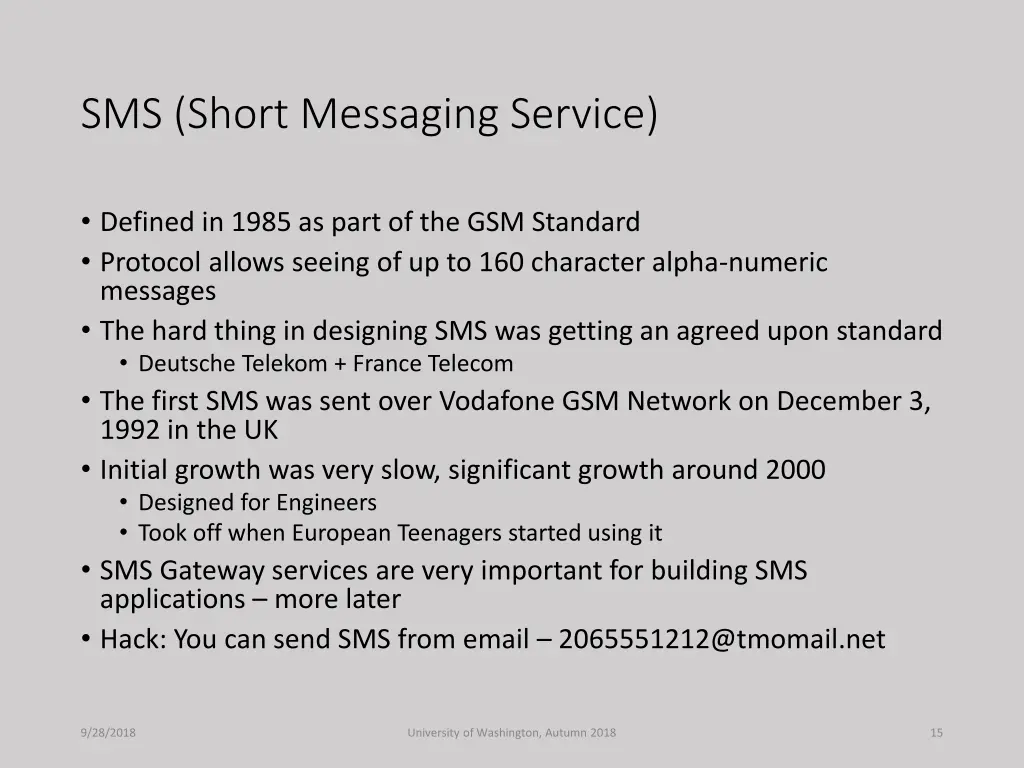 sms short messaging service