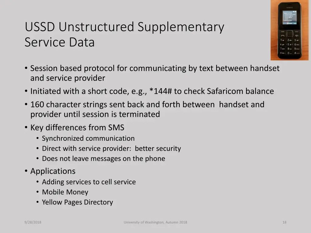 ussd unstructured supplementary service data