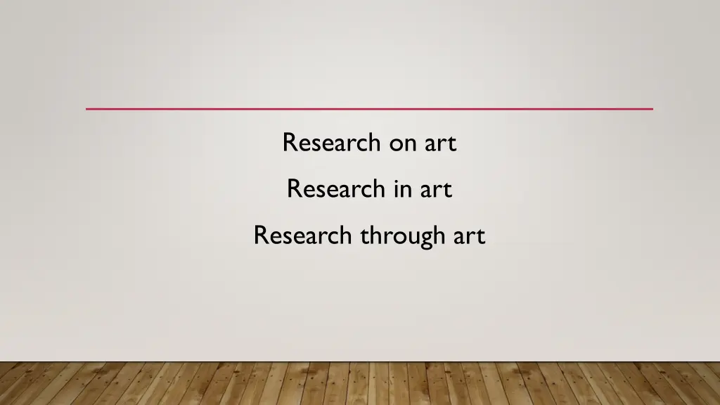 research on art