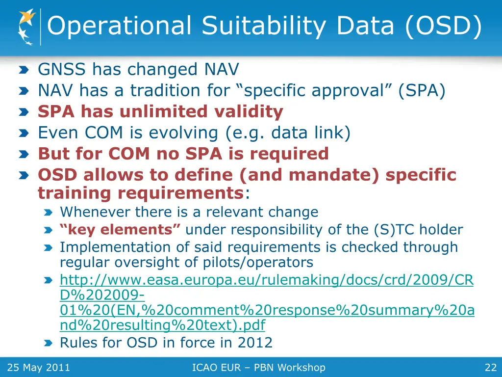 operational suitability data osd