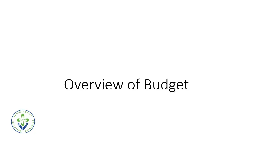 overview of budget