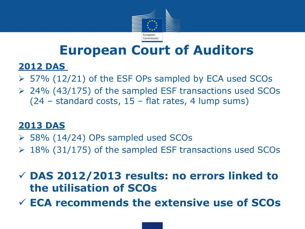 european court of auditors 2012