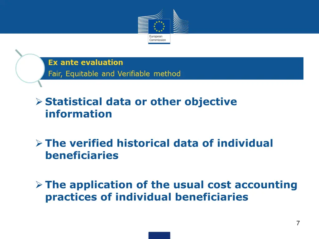 statistical data or other objective information