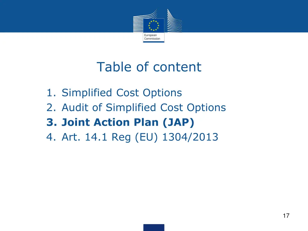 table of content 2