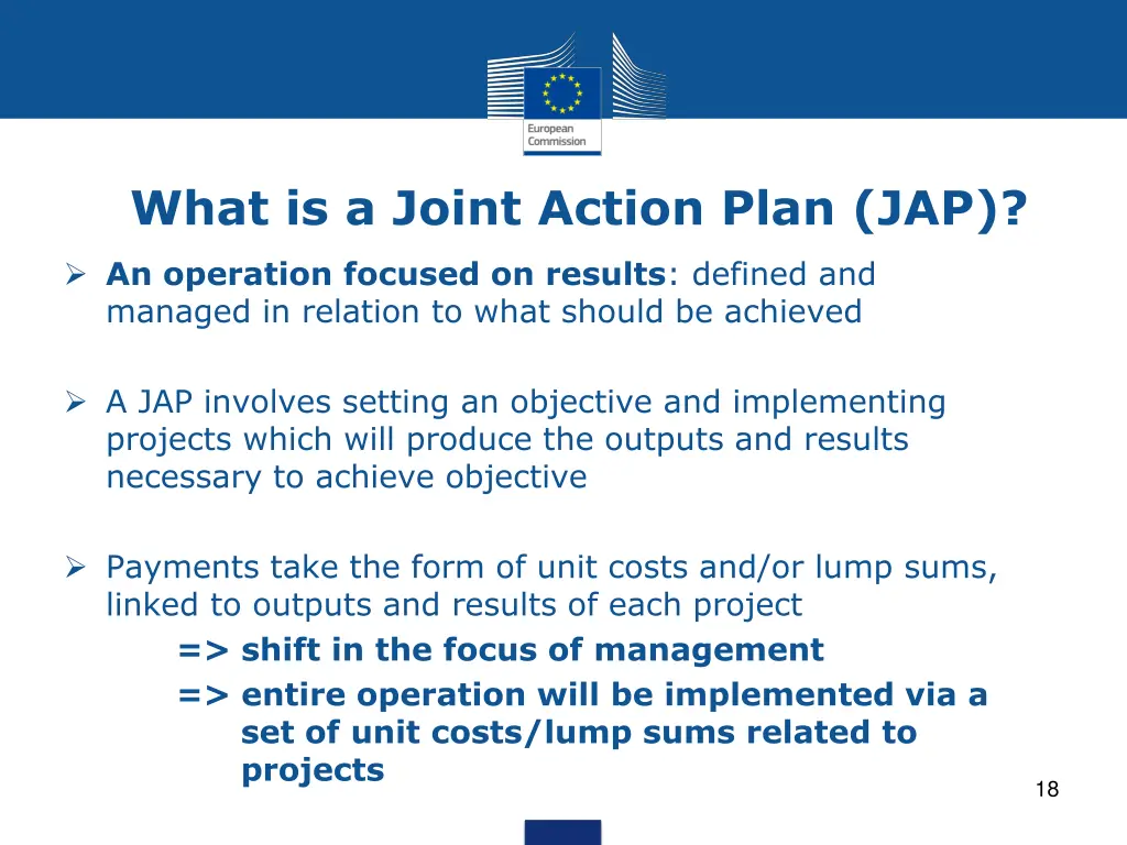 what is a joint action plan jap