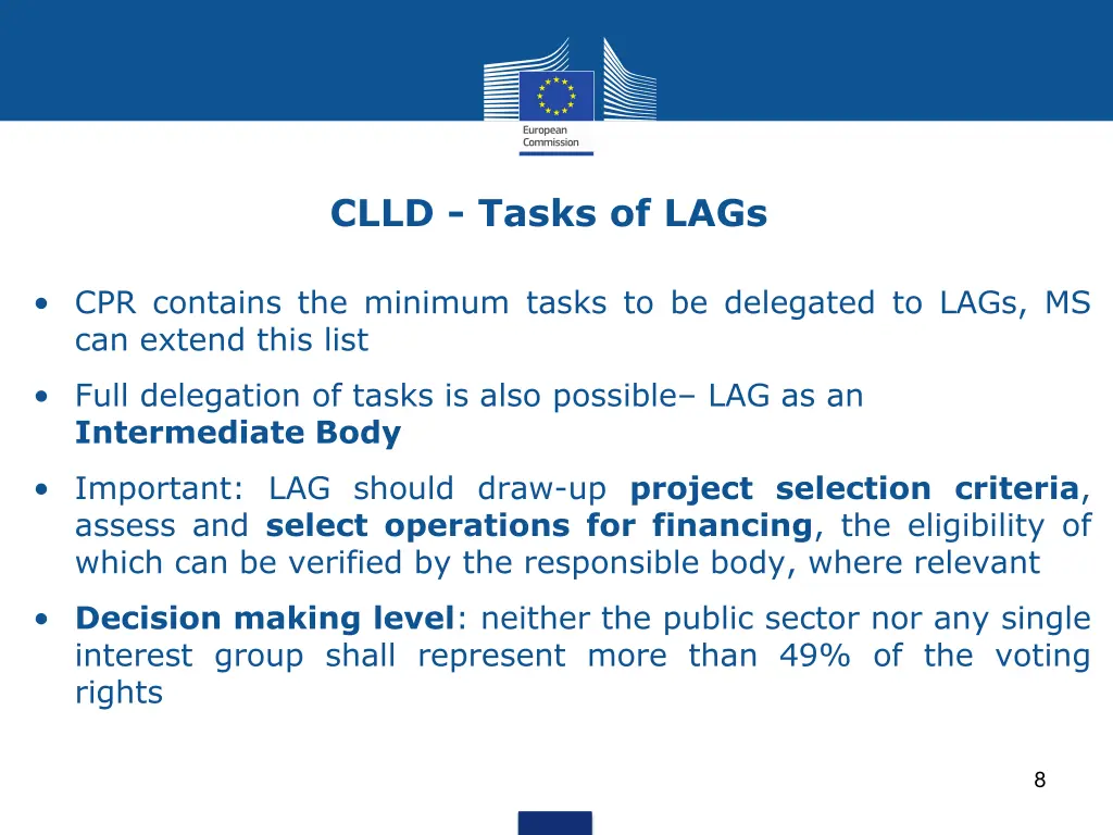 clld tasks of lags