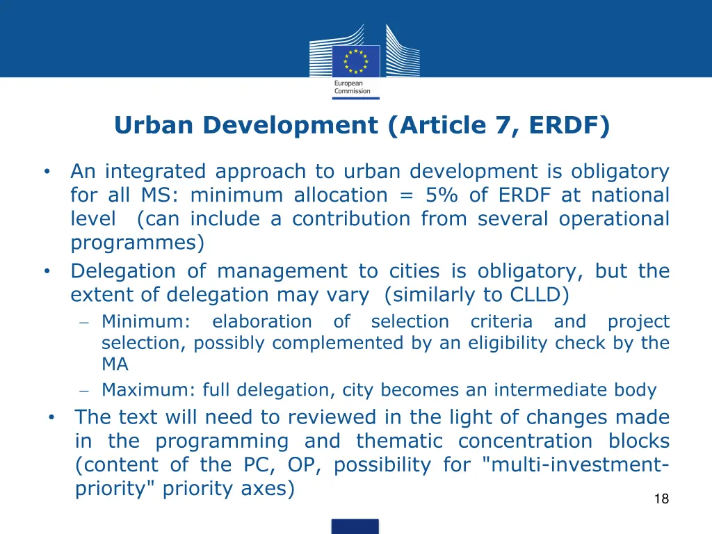 urban development article 7 erdf