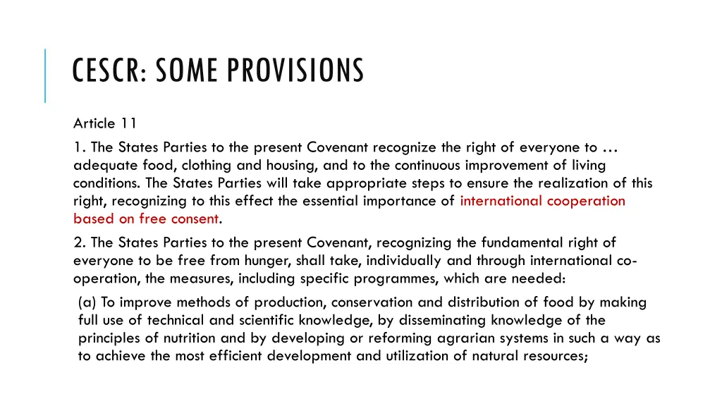 cescr some provisions 1