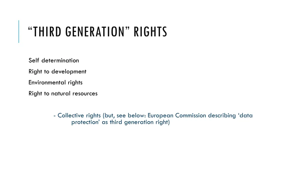 third generation rights