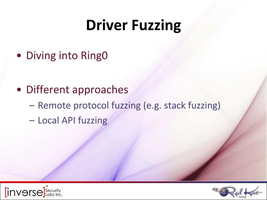 driver fuzzing