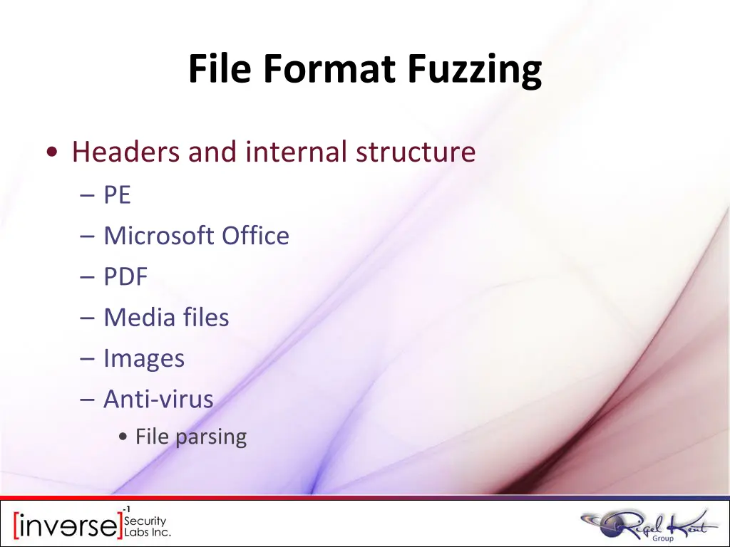 file format fuzzing