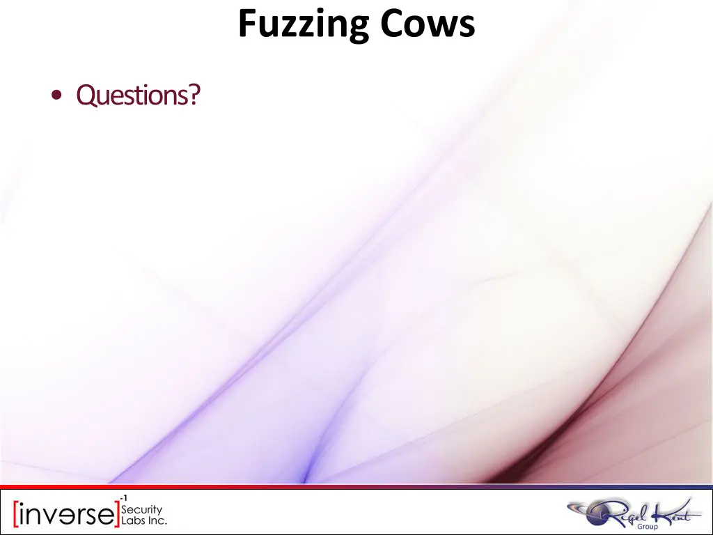 fuzzing cows