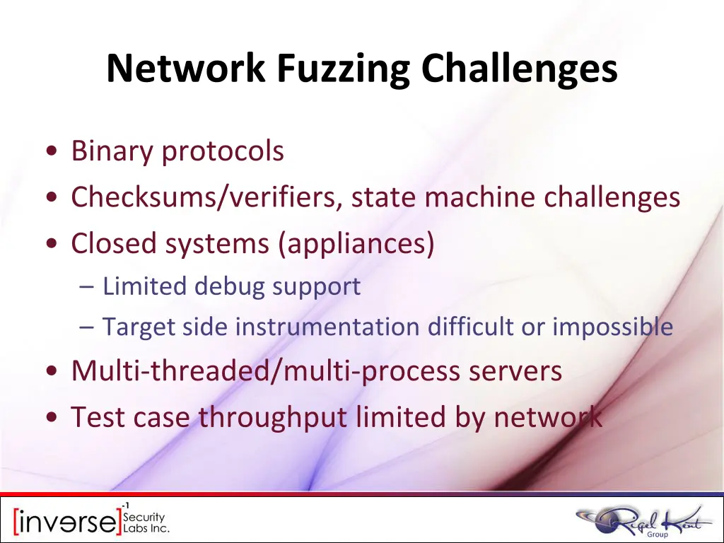 network fuzzing challenges