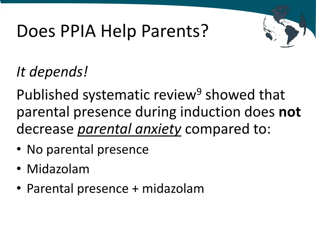 does ppia help parents