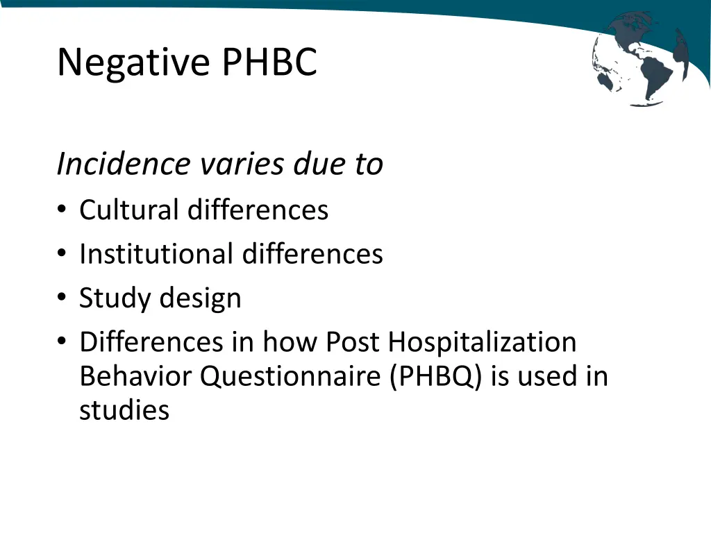 negative phbc