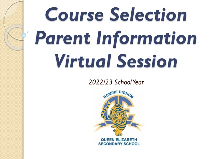 course selection parent information virtual