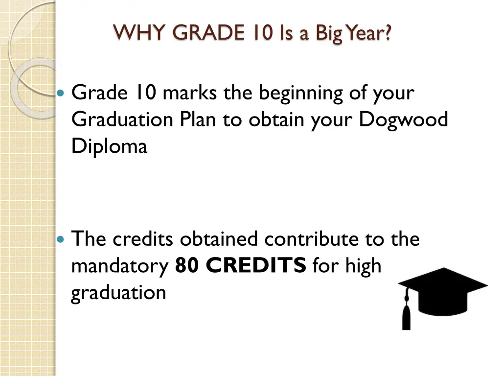 why grade 10 is a big year