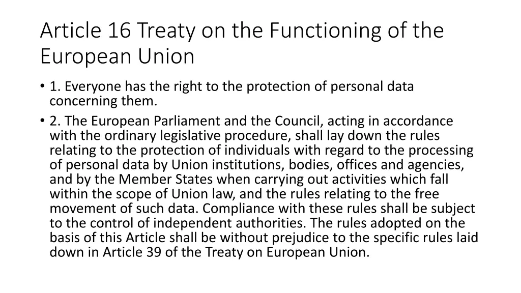 article 16 treaty on the functioning