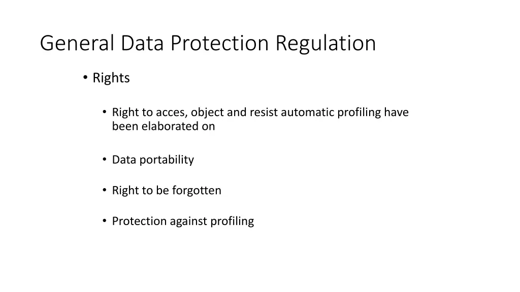 general data protection regulation