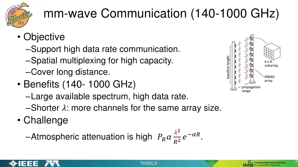 mm wave communication 140 1000 ghz