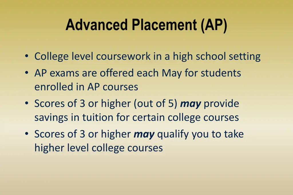 advanced placement ap