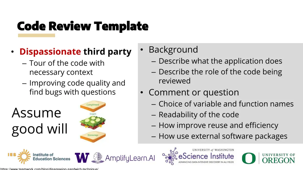 code review template code review template 1