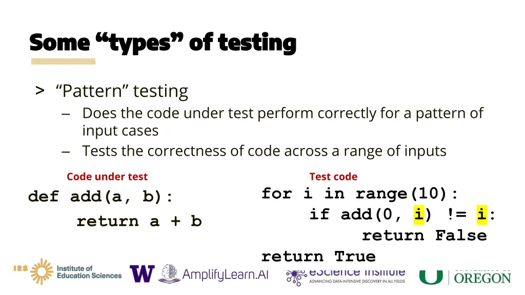 some types of testing some types of testing 2