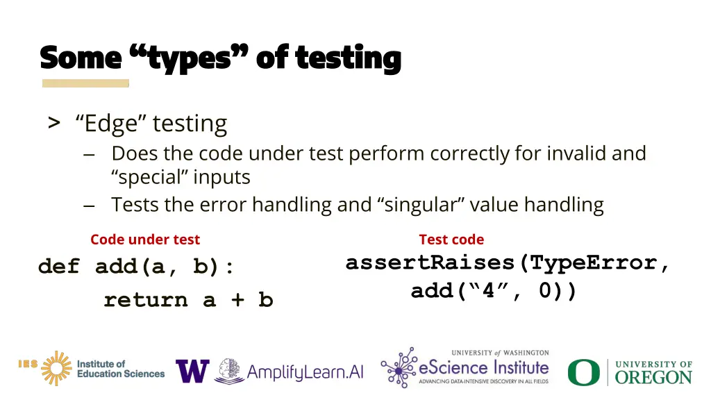 some types of testing some types of testing 4